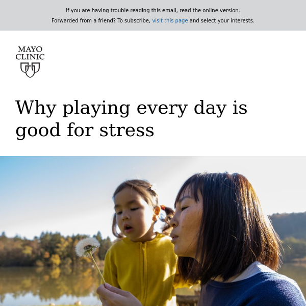 Why playing every day is good for stress