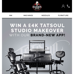 💲 WIN a £4K TATSoul Studio Makeover with our brand-new app! 📱