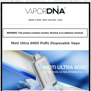 New Arrivals! Moti Ultra Disposables, Vaporesso ECO Nano and more!