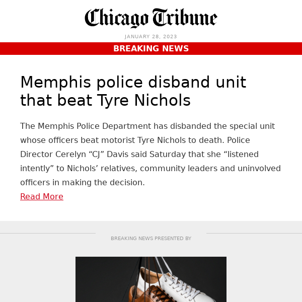 Memphis police disband unit that beat Tyre Nichols