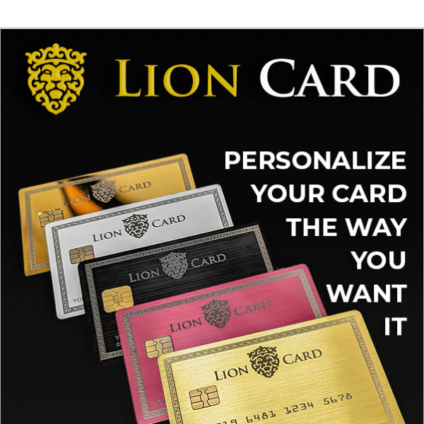 Hey, Experience the luxury of a custom metal credit card💳