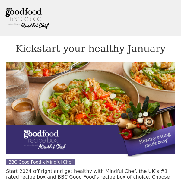 Kickstart your health this year with Mindful Chef