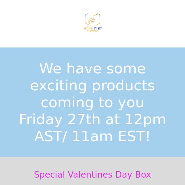 New Products Launch Tomorrow!