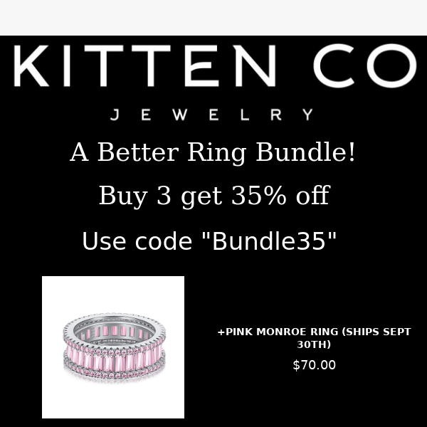 35% Off Ring Bundle 👀😜