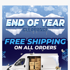 End of Year Clearance | Free Shipping on ALL orders!