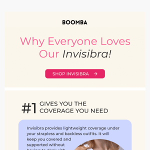 3 Reasons To Try Our Top-Rated Invisibra 🤩