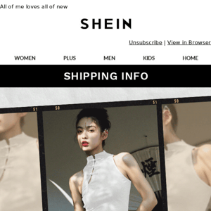SHEIN Terms of Use Update - SHEIN