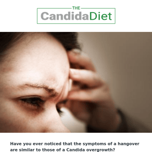 The connection between hangovers and Candida