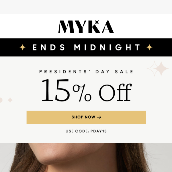 Presidents' Day Sale