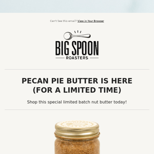 Pecan Pie Butter - Back for a Limited Time!