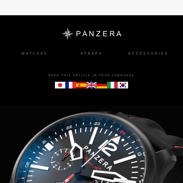 The PANZERA Flieger 46 Chronograph