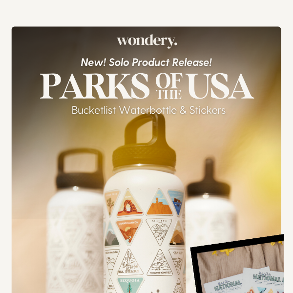 Parks of The USA Sticker Sheets | Wondery