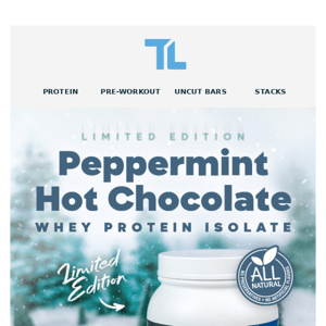 TOMORROW! Peppermint Hot Chocolate Protein 🎁
