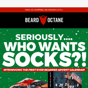 NEW: Beard Octane Advent Calendar! 🧦🌲