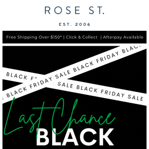 ⏰ LAST CHANCE BLACK FRIDAY 25% OFF! ⏰