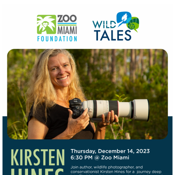 Join us for our next Wild Tales lecture this Thursday!