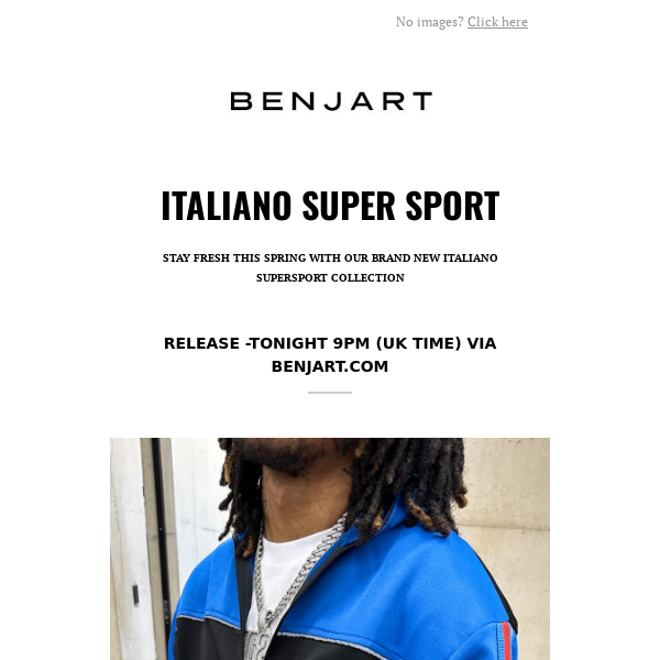 BENJART - ITALIANO SUPERSPORT  RELEASE - TONIGHT 9PM