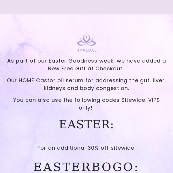 🎁Easter BOGO + Free HOME Castor Oil serum 💜