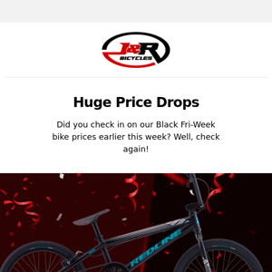 📉Prices dropped on over 100 bike models!