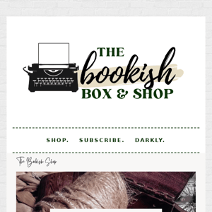 New Bookish Shop Drops🥳