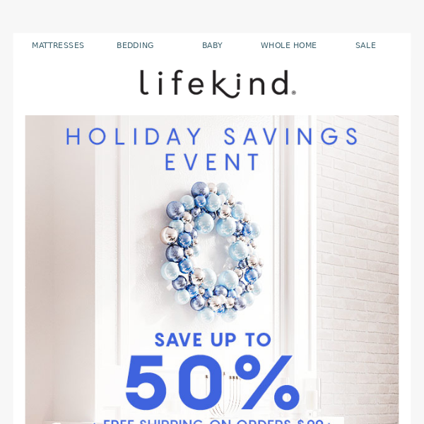 🎄 Save up to 50% - Holiday Savings Event!