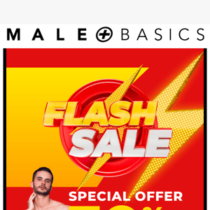 24-Hr Flash Sale - Save at MALEBASICS! ⚡