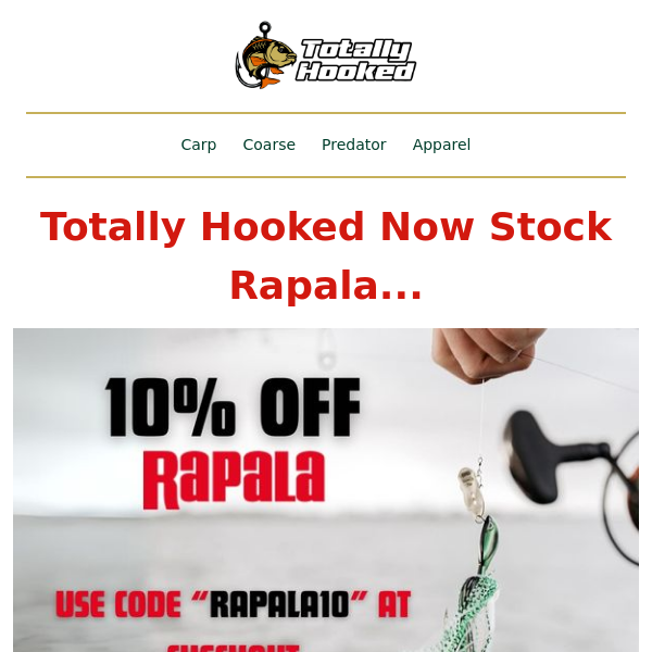 🐟Predator Season Savings. Get 10% Off All Rapala Lures Now! 🎣