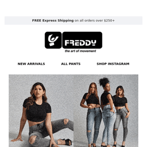 New Washed Jeans Made For You, Freddy Store!