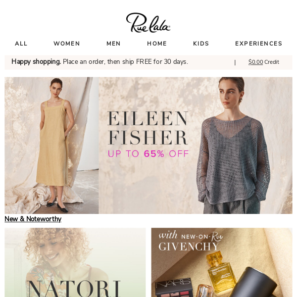New EILEEN FISHER Up to 65% Off • Natori 48-Hour Prices