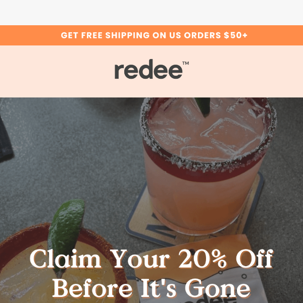 Last chance to get 20% off Redee Patch