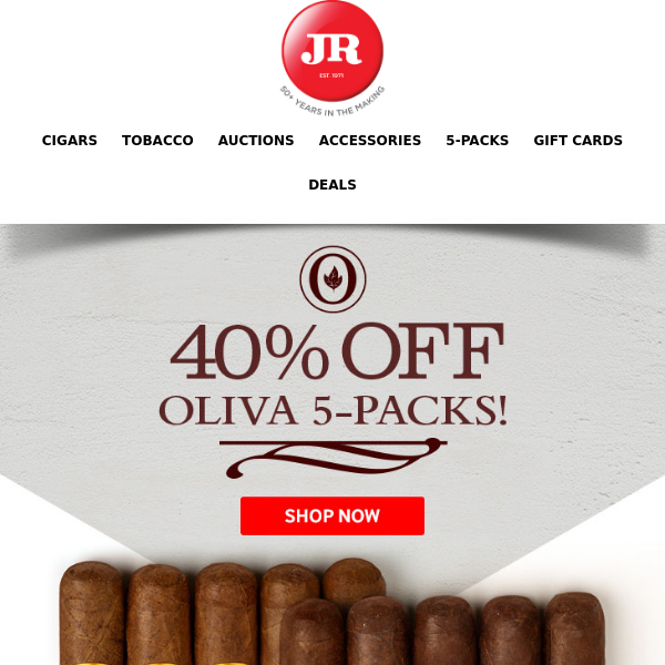 ⚡ Jazz up your humidor with Oliva cigars