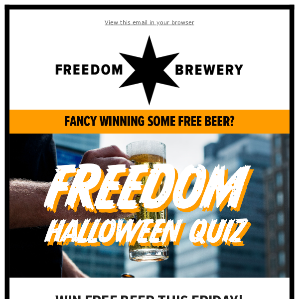 Win Beer This Friday! (FREE)