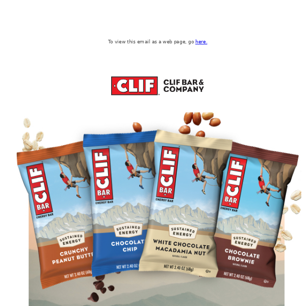 Last Day to Save 15% on CLIF BAR
