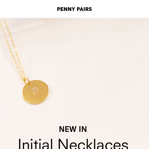 NEW IN: Initial Necklaces 🅰️