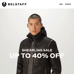 UP TO 40% OFF SHEARLING