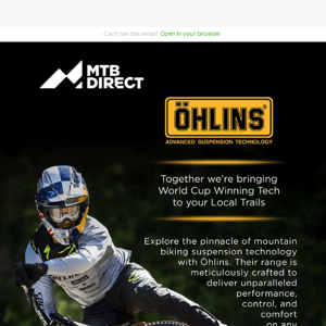 EXCLUSIVE LAUNCH: OHLINS AT MTB DIRECT