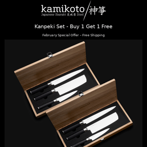 Kanpeki Knife Set – Buy 1 Get 1 Free