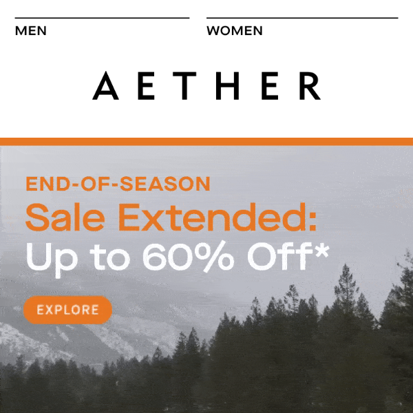 End-of-Season Sale Extended