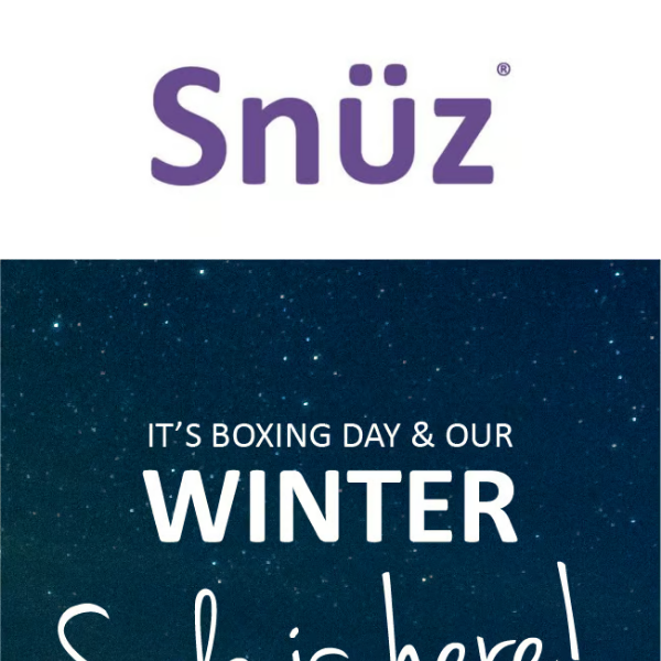 Boxing Day Deals! Save on Snüz 💜