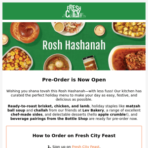 Rosh Hashanah Pre-Order is OPEN! 🍯