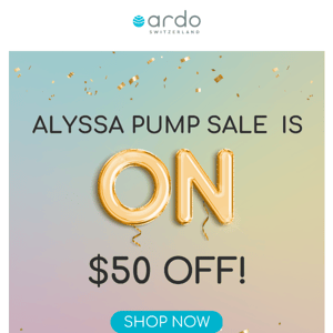 New year, new pump sale!✨