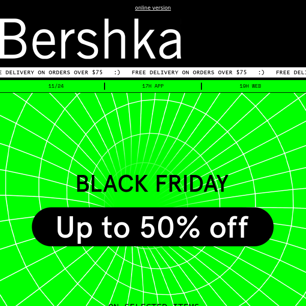 BLACK FRIDAY COMING SOON💥 Up to 50% OFF! - Bershka