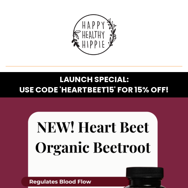 Introducing Heart Beet: An Organic Boost for Endurance & Heart Health!