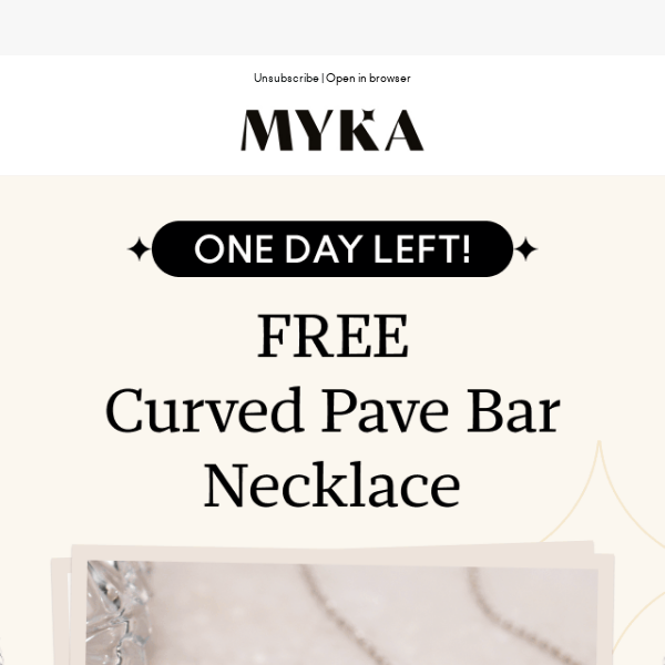 Reminder: Your FREE Necklace Gift is ready!