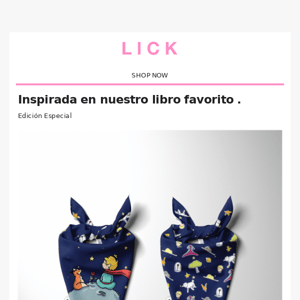 Abre este email Lick Co