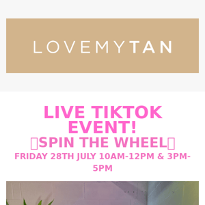 WIN!! LIVE TIKTOK EVENT THIS FRIDAY!👀