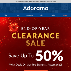 Act Now: Up to 50% Off Clearance >>