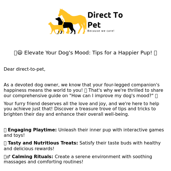 🐾🌞 Happy Pup, Happy Life: Improving Your Dog's Mood Made Easy!