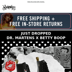 DROP ALERT: Dr. Martens X Betty Boop