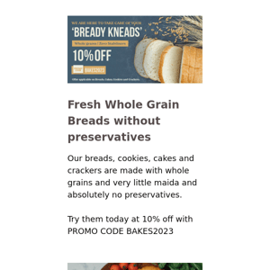 Fresh Bakes 10% off